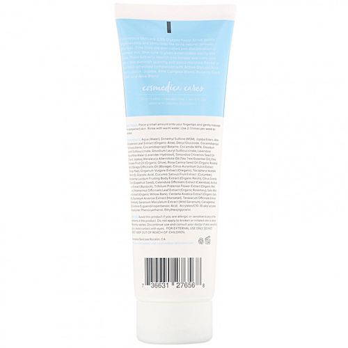 Cosmedica Skincare, Скраб для лица с 2,5%-ным содержанием гликоля , 4 унции (120 мл) #1