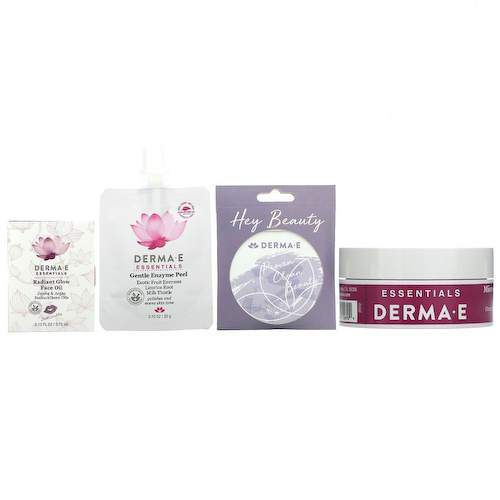 Derma E, Essentials on the Go, набор из 4 предметов #1