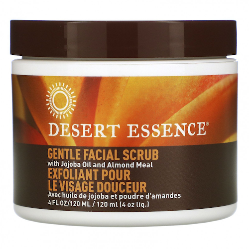 Desert Essence, Нежный скраб для лица с маслом жожоба и миндальной мукой, 120 мл (4 жидк. Унции) #1