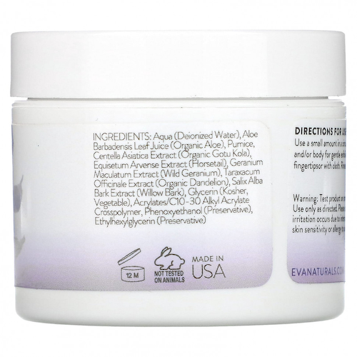 Eva Naturals, Отшелушивающий скраб для лица, 2 унции #1