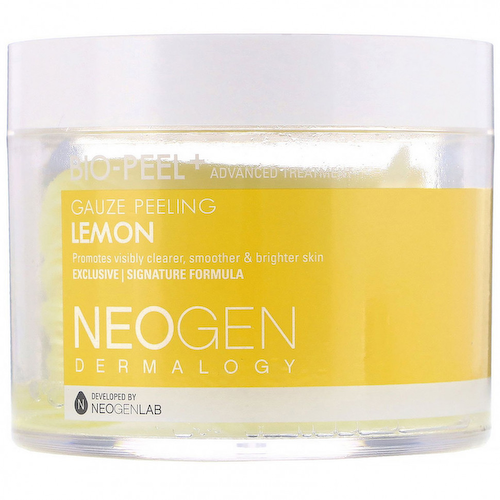 Neogen, Bio-Peel +, салфетки для пилинга, лимон, 30 штук #1