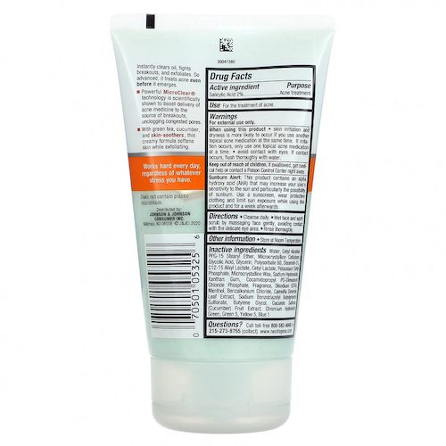 Neutrogena, Acne и Stress Control, без масла, 125 мл (4,2 жидк. Унции) #1