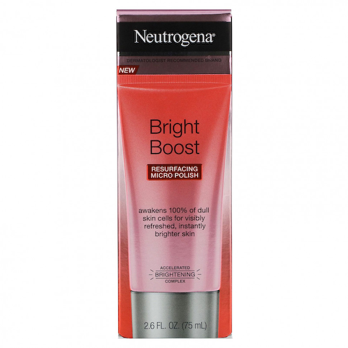Neutrogena, Bright Boost, полироль для шлифовки кожи, 75 мл (2,6 жидк. Унции) #1