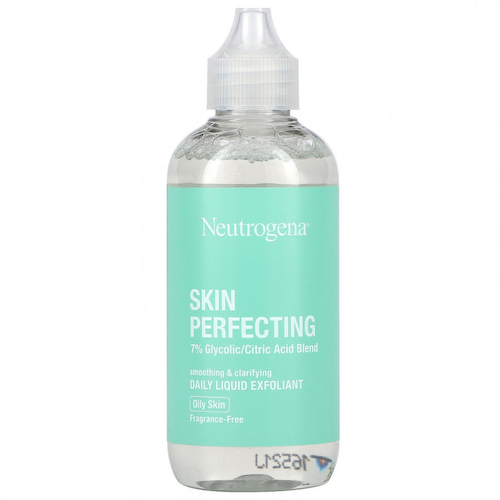 Neutrogena, Skin Perfecting, жидкий эксфолиант для ежедневного применения, для жирной кожи, без отдушек, 118 мл (4 жидк. Унции) #1