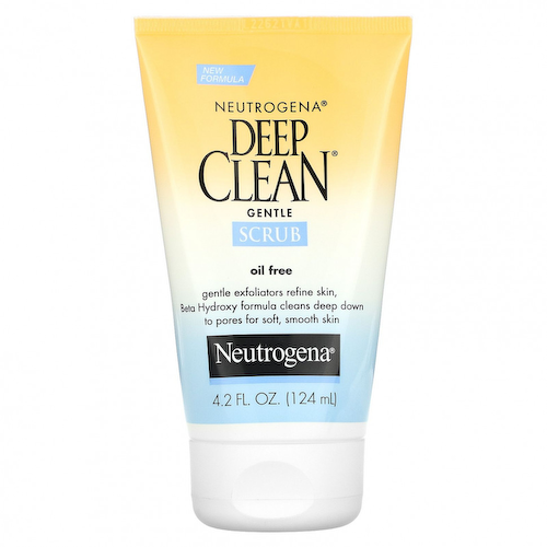 Neutrogena, Скраб мягкого действия Deep Clean, без масла, 4,2 ж. унц. (124 мл) #1