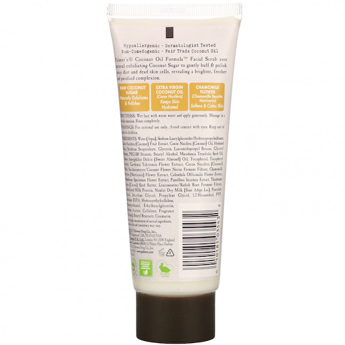 Palmer's, Coconut Oil Formula, Скраб для лица с кокосовым сахаром, 3,17 унции (90 г) #1