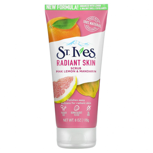 St. Ives, Radiant Skin, скраб для тела «Розовый лимон и мандарин», 170 г (6 унций) #1