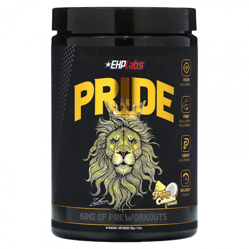 EHPlabs, Pride, предтренировочный комплекс, пина-колада, 358 г (12,6 унции) #1