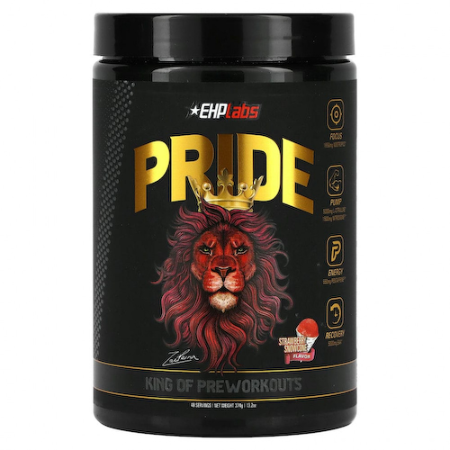 EHPlabs, Pride, предтренировочный комплекс, шишка со вкусом клубники, 374 г (13,2 унции) #1