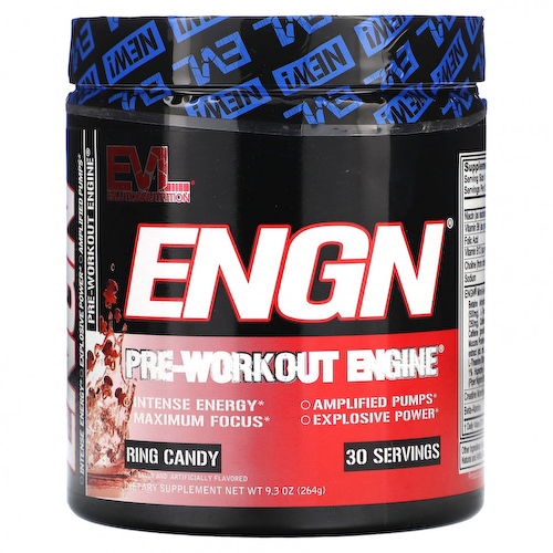 EVLution Nutrition, ENGN, предтренировочная добавка, леденцы, 264 г (9,3 унции) #1
