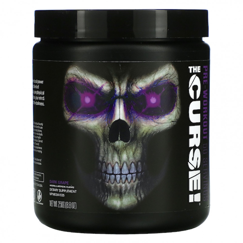 JNX Sports, The Curse, перед тренировкой, темный виноград, 8,8 унции (250 г) #1