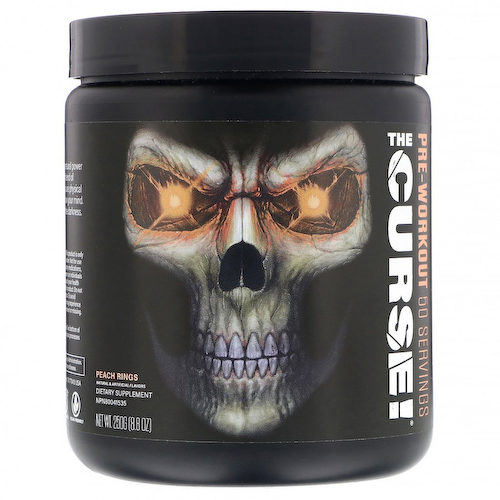 JNX Sports, The Curse, предтренировочная добавка, персиковые кольца, 250 г #1