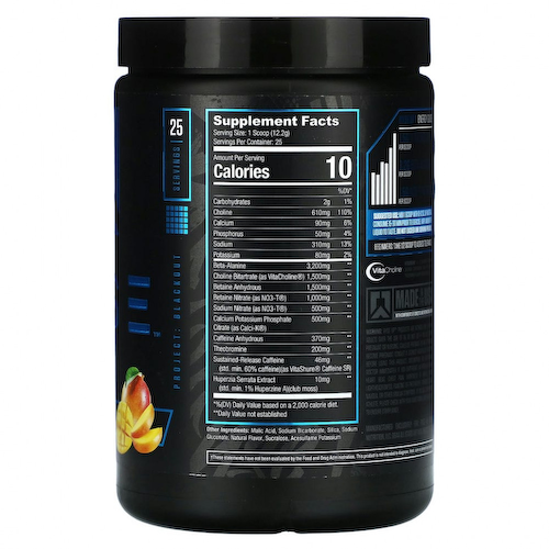 Ryse Supps, Перед тренировкой, Mango Extreme, 305 г (10,8 унции) #1
