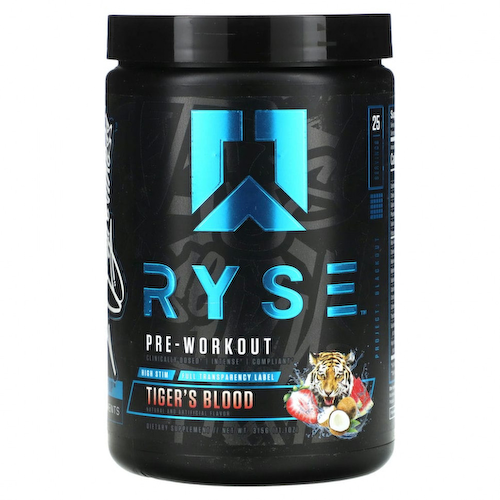 Ryse Supps, Перед тренировкой, тигровая кровь, 315 г (11,10 унции) #1