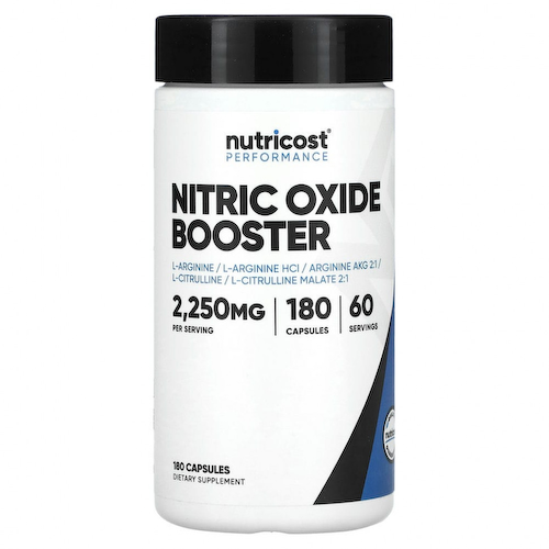 Nutricost, Performance, усилитель оксида азота, 750 мг, 180 капсул #1