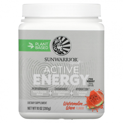 Sunwarrior, Sport, активная энергия, перед тренировками, арбуз, 285 г (10 унций) #1