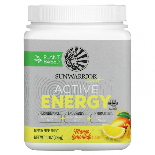 Sunwarrior, Sport, активная энергия, перед тренировками, манго и лимонад, 285 г (10 унций) #1