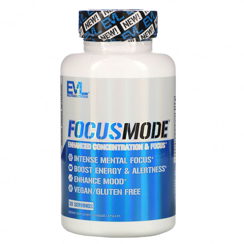 EVLution Nutrition, FocusMode, 30 растительных капсул #1