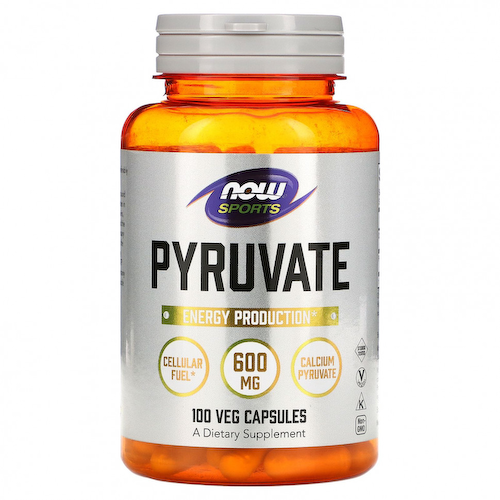 NOW Foods, Пируват, 600 мг, 100 капсул #1
