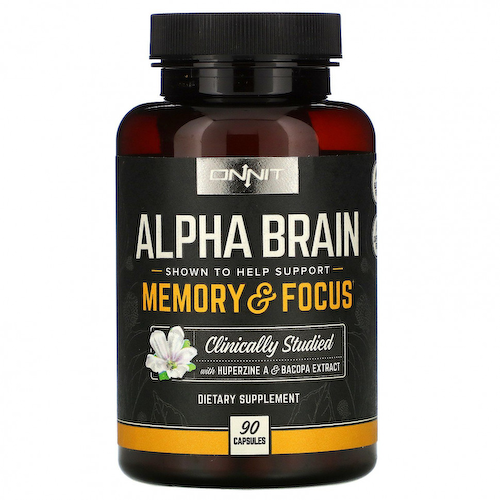 Onnit, Alpha Brain, 90 капсул #1