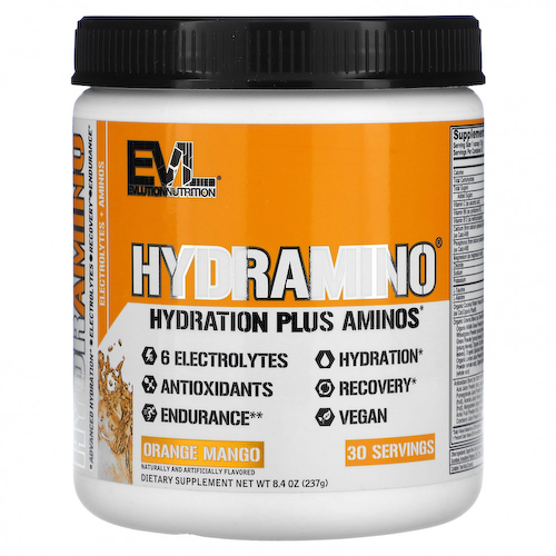 EVLution Nutrition, HydrAmino, апельсин и манго, 237 г (8,4 унции) #1