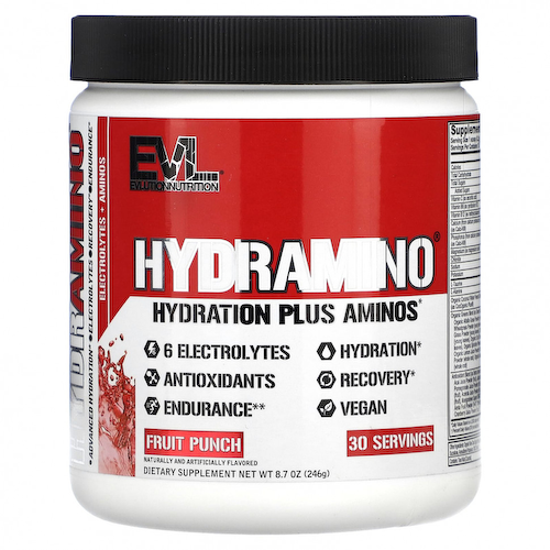 EVLution Nutrition, HydrAmino, фруктовый пунш, 246 г (8,7 унции) #1