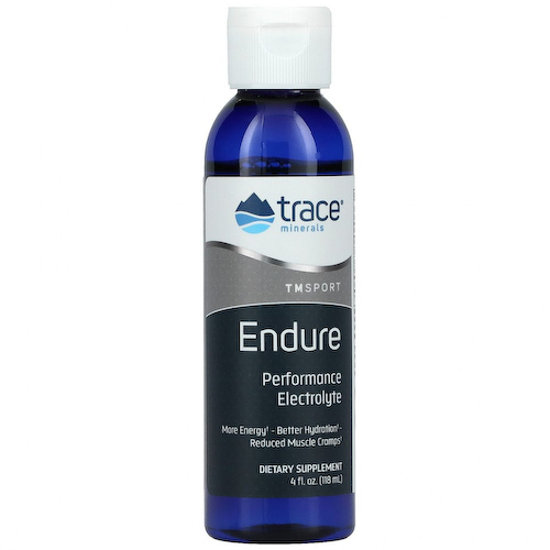 Trace Minerals ®, TM Sport, Endure, электролит для повышения работоспособности, 118 мл (4 жидк. унции) #1