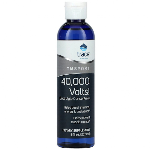 Trace Minerals ®, TM Sport, 40 000 Вольт!, Электролитический концентрат, 237 мл (8 жидк. унций) #1