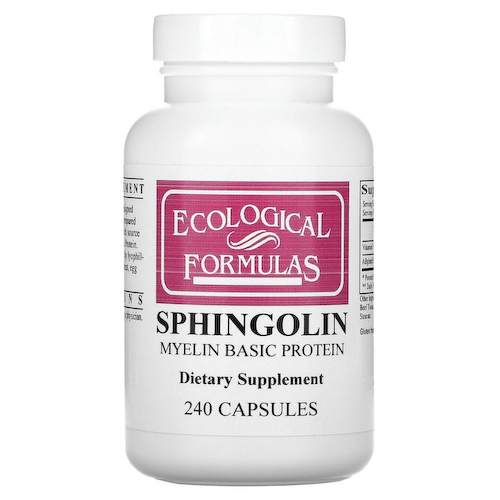 Ecological Formulas, Sphingolin, основной белок миелина, 240 капсул #1