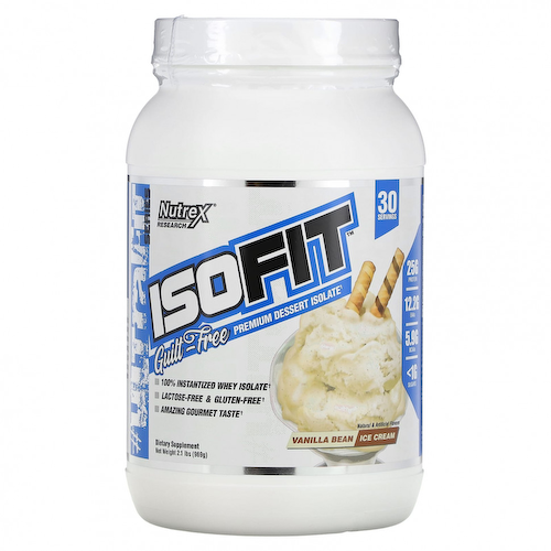 Nutrex Research, IsoFit, ванильное мороженое, 969 г (2,1 фунта) #1