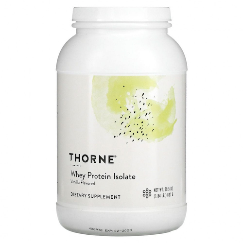 Thorne Research, Изолят сывороточного протеина, ваниль, 837 г (1,84 фунта) #1