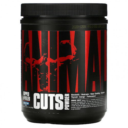 Universal Nutrition, Порошок Animal Cuts, Blue Ice Pop, 8,7 унции (248 г) #1