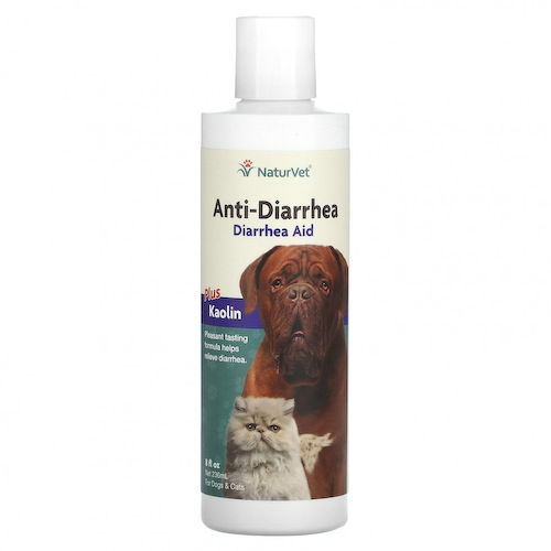 NaturVet, Anti-Diarrhea, средство от диареи с каолином, для собак и кошек, 236 мл (8 жидк. Унций) #1