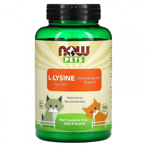 NOW Foods, Now Pets, L-лизин для кошек, 226,8 г (8 унций) #1