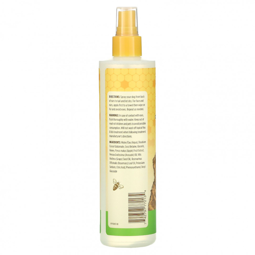 Burt's Bees, Дезодорирующий спрей для собак с яблоком и розмарином, 10 жидких унций (296 мл) #1