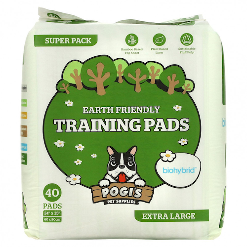 Pogi's Pet Supplies, Earth Friendly Training Pads, очень большие, 40 шт. #1