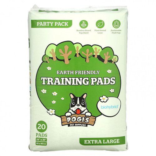 Pogi's Pet Supplies, Earth Friendly Training Pads, очень большие, 20 прокладок #1