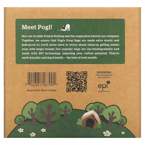 Pogi's Pet Supplies, Earth Friendly Poop Bags, Super Duper Pack, Powder Fresh, 50 Rolls, 750 Bags, 2 Dispensers #1