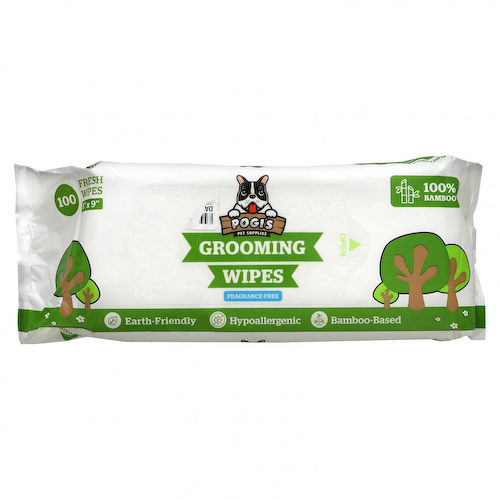 Pogi's Pet Supplies, Салфетки для ухода, без отдушек, 100 свежих салфеток #1
