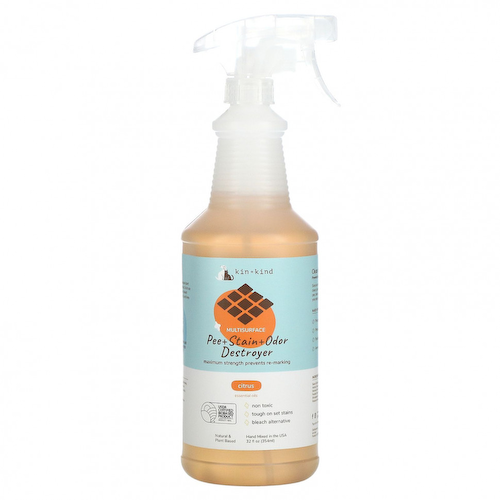 Kin+Kind, Multisurface Pee + Stain + Odor Destroyer, цитрус, 354 мл (32 жидк. Унции) #1