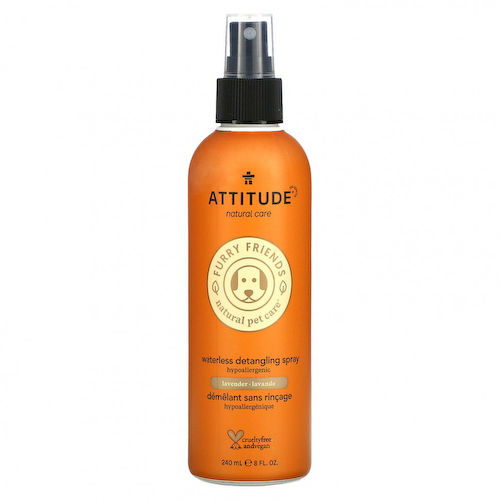 ATTITUDE, Furry Friends Natural Pet Care, безводный спрей для распутывания волос, лаванда, 240 мл (8 жидк. Унций) #1