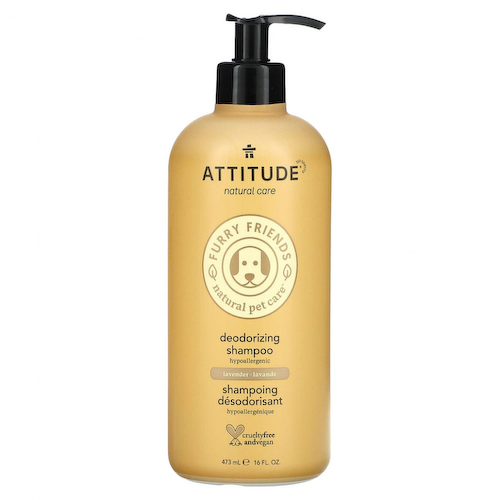 ATTITUDE, Furry Friends, Natural Pet Care, дезодорирующий шампунь, лаванда, 473 мл (16 жидк. Унций) #1