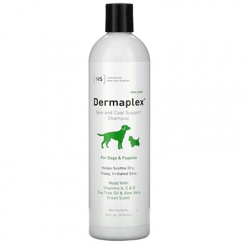International Veterinary Sciences, Dermaplex, шампунь для поддержки кожи и шерсти, для собак и щенков, свежий аромат, 473 мл (16 жидк. Унций) #1