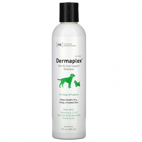 International Veterinary Sciences, Dermaplex, шампунь для поддержки кожи и шерсти, для собак и щенков, свежий аромат, 236 мл (8 жидк. Унций) #1