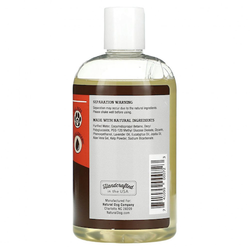 Natural Dog Company, Без запаха, шампунь против зуда для собак, 12 унций #1