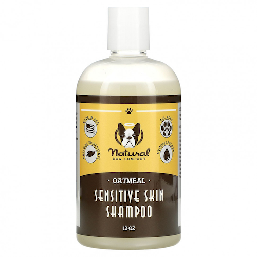 Natural Dog Company, Шампунь для чувствительной кожи, без отдушек, с овсянкой, 12 унций #1