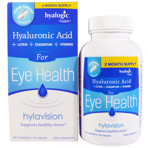 Hyalogic, Hylavision, гиалуроновая кислота, 120 капсул #1