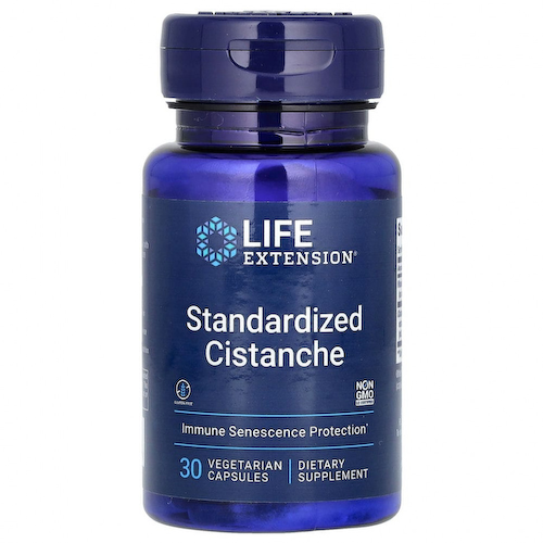 Life Extension, Стандартизированный цистанхе, 30 вегетарианских капсул #1