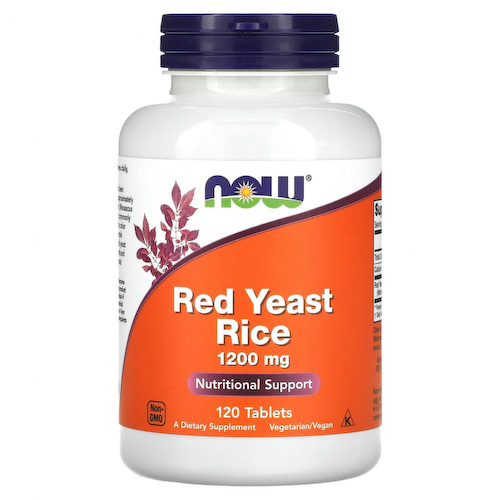 NOW Foods, красный ферментированный рис, 1200 мг, 120 таблеток #1