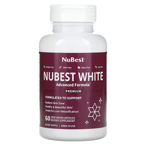 NuBest, Nubest White, 60 вегетарианских капсул #1